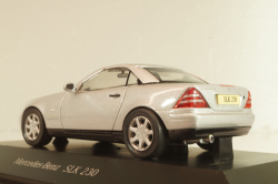 Mercedes-Benz SLK 230 (R170) 1996, silver, B66005721, Herpa 1:43 Уценка!
