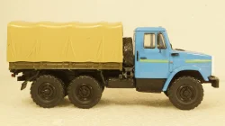 Зил-4334 с тентом синий/хаки, Алник43 1:43