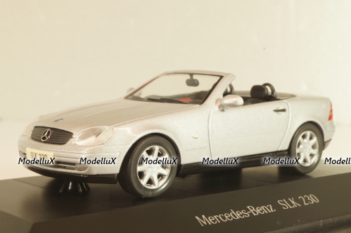 Mercedes-Benz SLK 230 (R170) 1996, silver, B66005721, Herpa 1:43 Уценка!