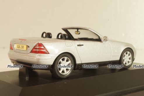 Mercedes-Benz SLK 230 (R170) 1996, silver, B66005721, Herpa 1:43 Уценка!