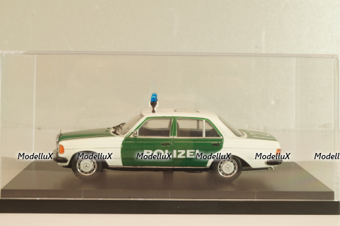 Mercedes-Benz 200 E (W123) Polizei 1975, 430 032290, Minichamps 1:43
