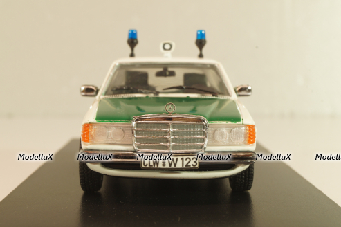 Mercedes-Benz 200 E (W123) Polizei 1975, 430 032290, Minichamps 1:43