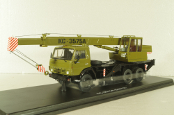 КС-3575А (53213) Автокран на шасси Камаз-53213, хаки, SSM1508, SSM 1:43