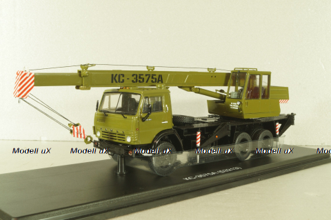 КС-3575А (53213) Автокран на шасси Камаз-53213, хаки, SSM1508, SSM 1:43