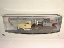 КРАЗ-255Б1 КС-3575 Автокран бежевый/серый, SSM1184, SSM 1:43