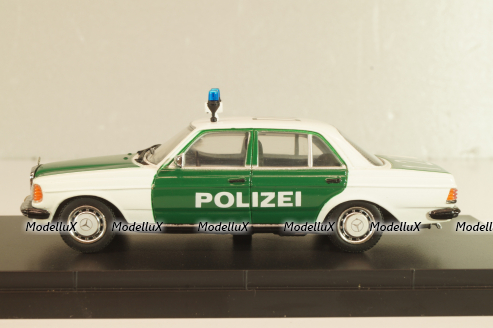Mercedes-Benz 200 E (W123) Polizei 1975, 430 032290, Minichamps 1:43