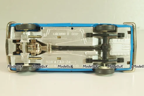 Газ-24 Волга, А14, синий, Олимпийская, декабрь 19..г, Тантал/Радон 1:43