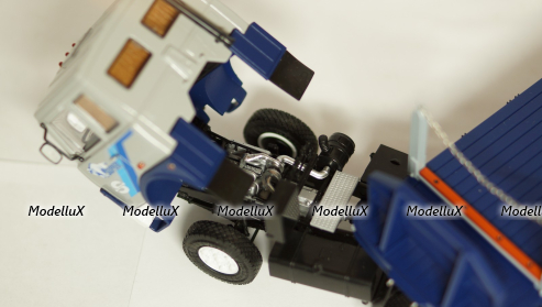 Маз 6422 с полуприцепом Маз 9398 сортиментовозом, TruckTyr 1:43