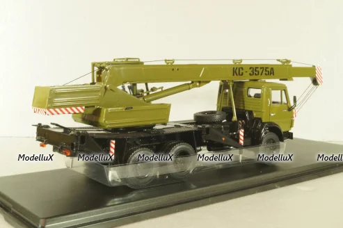 КС-3575А (53213) Автокран на шасси Камаз-53213, хаки, SSM1508, SSM 1:43