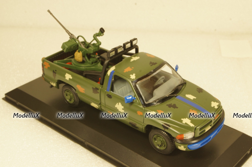 Dodge RAM 2500 Ukraine Territorial Forces Gun Truck (Mariupol 2022), TruckTyr 1:43