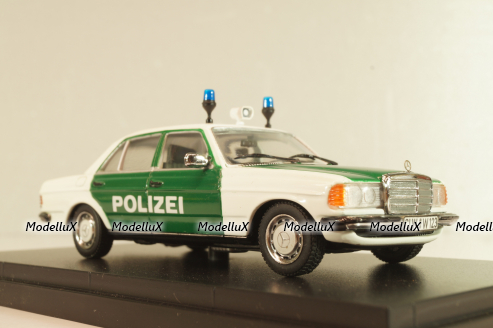 Mercedes-Benz 200 E (W123) Polizei 1975, 430 032290, Minichamps 1:43