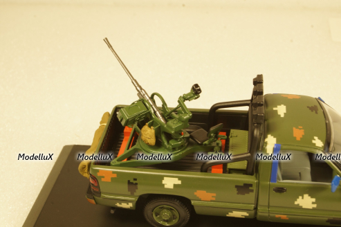 Dodge RAM 2500 Ukraine Territorial Forces Gun Truck (Mariupol 2022), TruckTyr 1:43