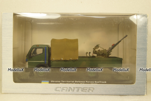 Mitsubishi Fuso Ukraine Territorial Forces Gun Truck (Odessa 2022), TruckTyr 1:43