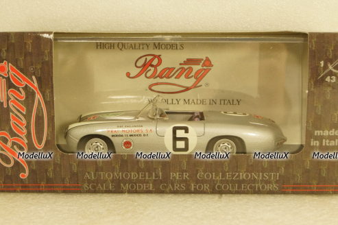 Mercedes 300 SL 52 Spider Presentazione One-Seater 1952 Silver, BG7199, Bang 1:43