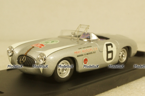Mercedes 300 SL 52 Spider Presentazione One-Seater 1952 Silver, BG7199, Bang 1:43