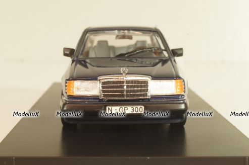 Mercedes-Benz 300 E (W124) 1984, dark blue, 3208, Minichamps 1:43