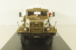 Краз-258Б1 с п/прицепом топливозаправщиком ТЗ-22, хаки/серый, SSM7071, SSM 1:43
