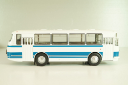 ЛАЗ-695Н (1981), белый/синий, DEMPRICE 1:43 