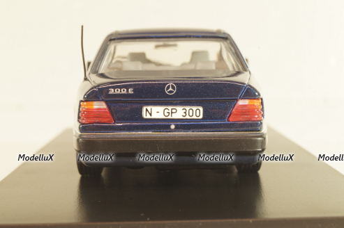 Mercedes-Benz 300 E (W124) 1984, dark blue, 3208, Minichamps 1:43