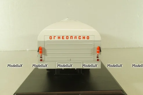 Краз-258Б1 с п/прицепом топливозаправщиком ТЗ-22, хаки/серый, SSM7071, SSM 1:43