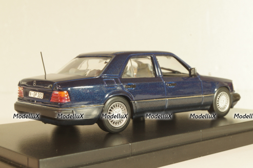 Mercedes-Benz 300 E (W124) 1984, dark blue, 3208, Minichamps 1:43