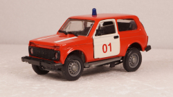 Ваз 21215 Нива пожарная, Агат 1:43 