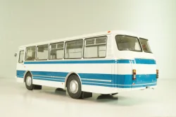 ЛАЗ-695Н (1981), белый/синий, DEMPRICE 1:43 