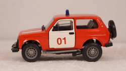 Ваз 21215 Нива пожарная, Агат 1:43 