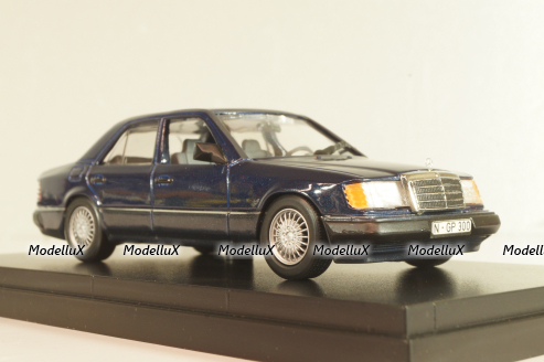 Mercedes-Benz 300 E (W124) 1984, dark blue, 3208, Minichamps 1:43