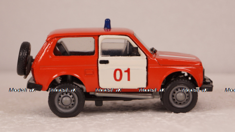 Ваз 21215 Нива пожарная, Агат 1:43