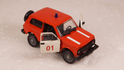 Ваз 21215 Нива пожарная, Агат 1:43 