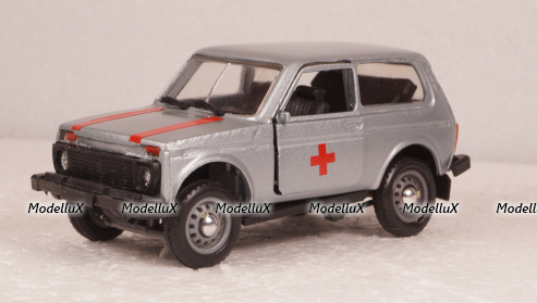 Ваз 21215 Нива медицинская, Агат 1:43 