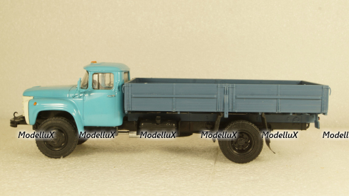 Зил-8Э130Г опытный дизельный голубой, Алник 1:43