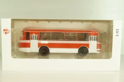 ЛАЗ-695Н (1981), красный/белый, DEMPRICE 1:43 