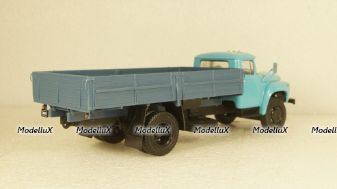 Зил-8Э130Г опытный дизельный голубой, Алник 1:43