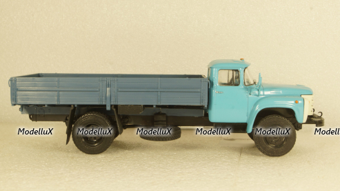 Зил-8Э130Г опытный дизельный голубой, Алник 1:43