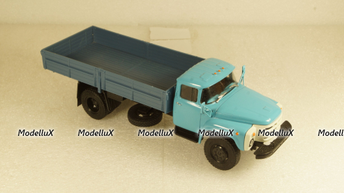Зил-8Э130Г опытный дизельный голубой, Алник 1:43