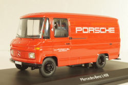 Mercedes-Benz L 408 "Porsche", red, Schuco 1:43