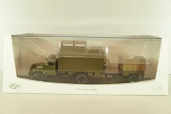 СКП-11(130) Стартовый командный пункт на шасси Зил-130 с прицепом 1962, хаки, военный, SSM7069, SSM 1:43