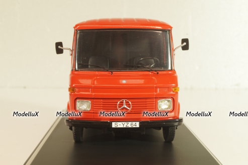 Mercedes-Benz L 408 "Porsche", red, Schuco 1:43