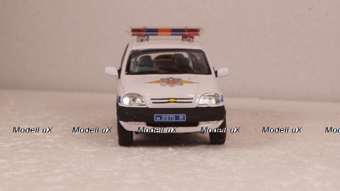 Ваз-2123 Нива Милиция, Chevrolet Niva Милиция, Cararama 1:43