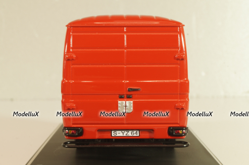 Mercedes-Benz L 408 "Porsche", red, Schuco 1:43
