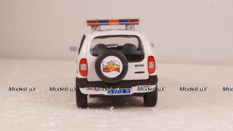 Ваз-2123 Нива Милиция, Chevrolet Niva Милиция, Cararama 1:43