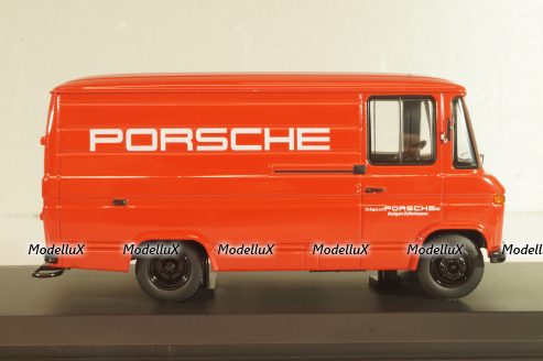 Mercedes-Benz L 408 "Porsche", red, Schuco 1:43