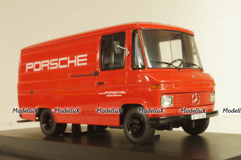 Mercedes-Benz L 408 "Porsche", red, Schuco 1:43