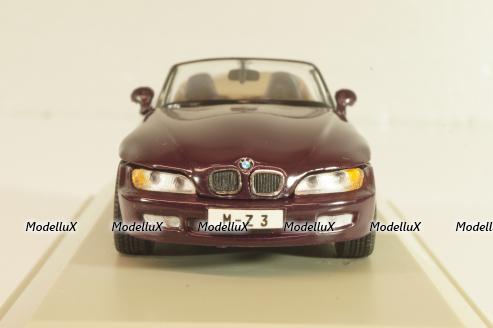 BMW Z3 (E36/7) Cabriolet 1995, maroon, 80429420386, Schuco 1:43