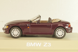 BMW Z3 (E36/7) Cabriolet 1995, maroon, 80429420386, Schuco 1:43
