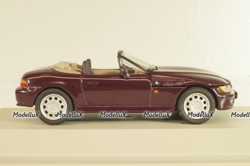 BMW Z3 (E36/7) Cabriolet 1995, maroon, 80429420386, Schuco 1:43