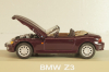 BMW Z3 (E36/7) Cabriolet 1995, maroon, 80429420386, Schuco 1:43
