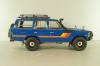 Toyota Land Cruiser 60 1981, blue, w/roof rack + (08956XBL), KYO8956XL, Kyosho 1:18